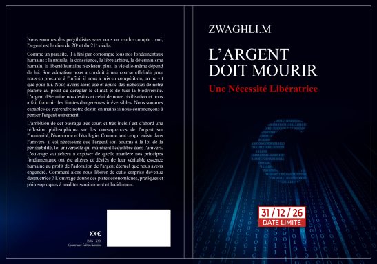 l'argent doit mourir est le livre à découvrir .